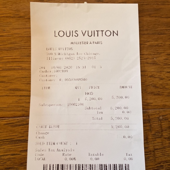 Louis Vuitton belt. Authentic with receipt - Picture 6 of 6